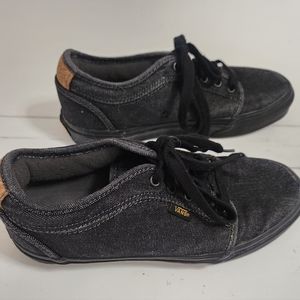 Vans Ultracush Pro Low Black Sneakers Black with Brown Accent Men's size 7